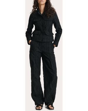 Cecilie Bahnsen Darmela Begonia Jacquard Pants - Black