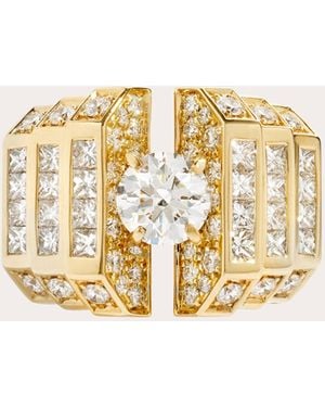 Statement Paris Diamond & 18K Meaningful Ring - Metallic