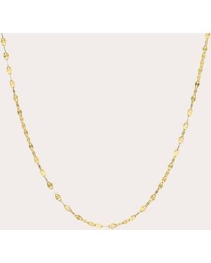 Zoe Lev 14K Mini Mirror Chain Necklace - Natural