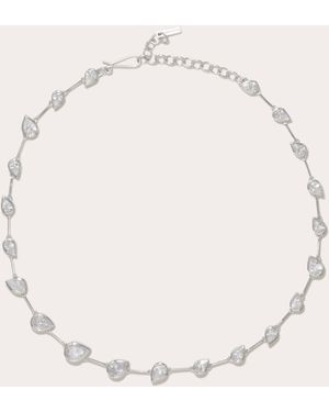 Completedworks Cubic Zirconia Myriad Station Necklace - Natural