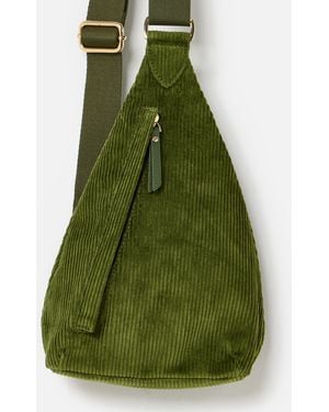 Oliver Bonas Brooke Corduroy Belt Bag - Green