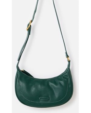 Oliver Bonas Ida Dark Sling Mini Crossbody Bag - Green