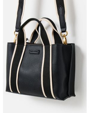 Oliver Bonas Emma Mini Tote Crossbody Bag - Black