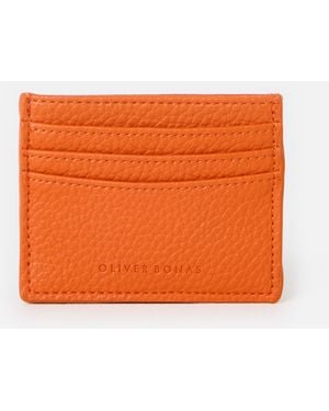 Oliver Bonas Lola Zipped Card Holder - Orange