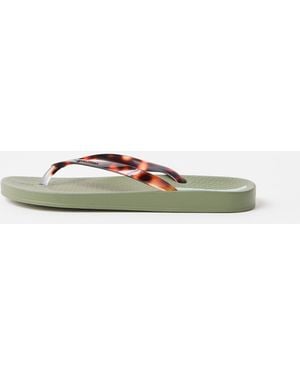 Ipanema Anatomic & Tort Flip Flops, Size 3 - Green