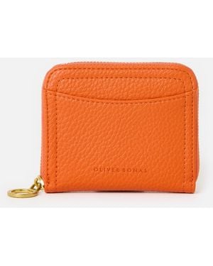 Oliver Bonas Lola Zip Around Purse - Orange