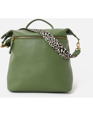 Oliver Bonas Ethel Khaki Backpack - Green