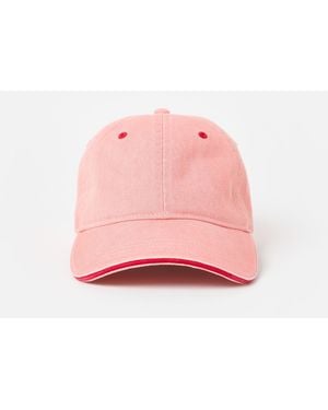 Oliver Bonas Light Denim Cap Hat - Pink