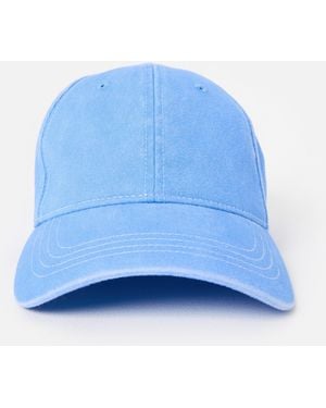 Oliver Bonas Washed Bow Cap Hat - Blue