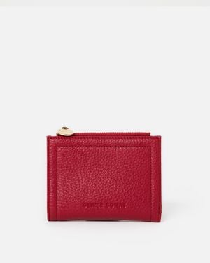 Oliver Bonas Kinley Cherry Zipped Purse - Red