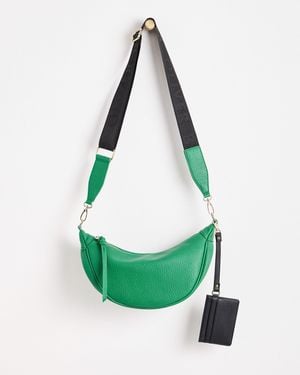 Oliver Bonas Betty Crossbody Belt Bag - Green