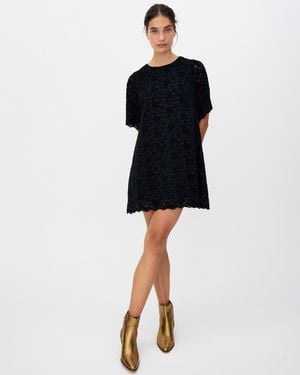 Oliver Bonas Lace T-shirt Mini Dress, Size 6 - Black