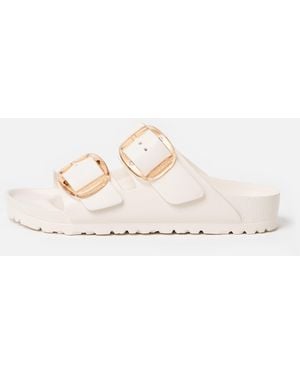 Birkenstock Arizona Big Buckle Eggshell Eva Sandals, Size 3.5 - Natural