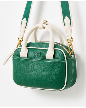 Oliver Bonas Orla Bowling Crossbody Bag - Green