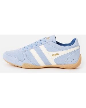 Gola Chase Air & White Trainers, Size 3 - Blue
