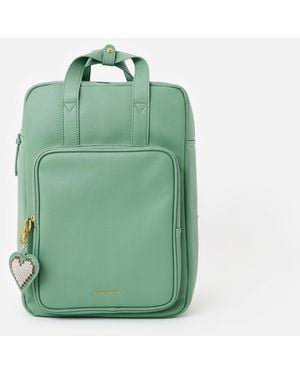 Oliver Bonas Mami Sage Backpack - Green