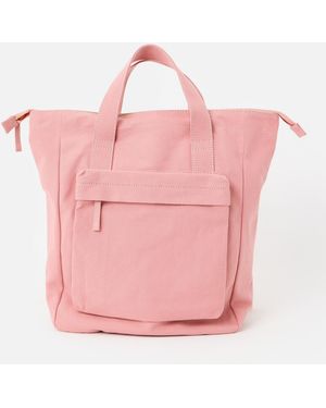 Oliver Bonas Alma Canvas Backpack - Pink