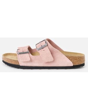 Birkenstock Arizona Suede Sandals, Size 3.5 - Pink