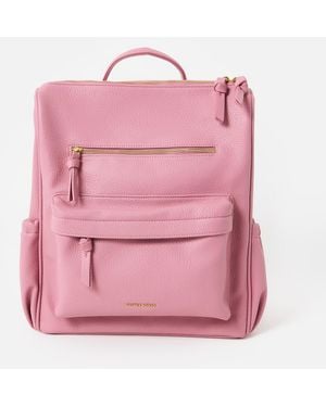 Oliver Bonas Jossie Slouch Backpack - Pink