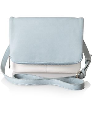 Oliver Bonas Pale Jasmine Cross Body Bag - Blue