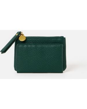 Oliver Bonas Millie Forest Green Zipped Pouch
