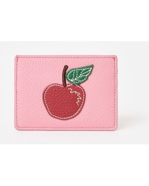 Oliver Bonas Light Apple Card Holder - Pink