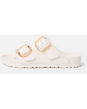 Birkenstock Arizona Big Buckle Eggshell Eva Sandals, Size 3.5 - Natural