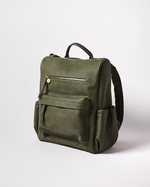 Oliver Bonas Jossie Khaki Backpack - Green