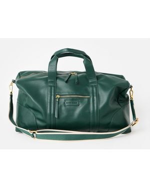 Oliver Bonas Hattie Forest Weekend Bag - Green