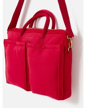 Oliver Bonas Ruby Crossbody Laptop Bag - Red