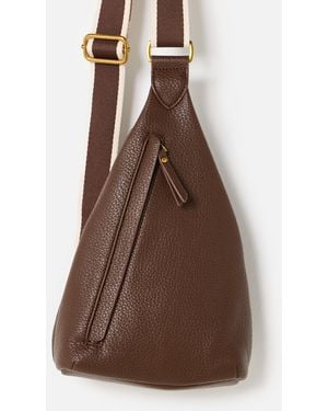 Oliver Bonas Brooke Chocolate Belt Bag - Brown