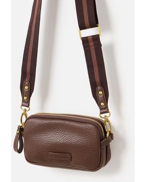 Oliver Bonas Naha Chocolate Crossbody Bag - Brown