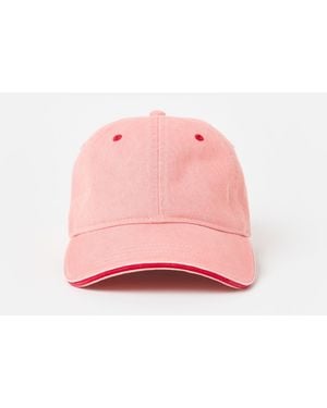 Oliver Bonas Light Denim Cap Hat - Pink