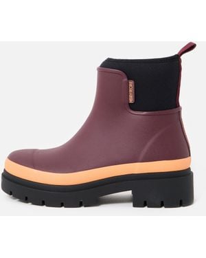 Merry People Plum Tully Ankle Wellington Boots, Size Uk 3 - Red