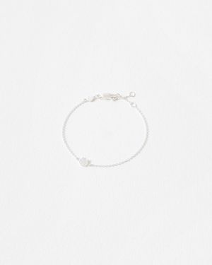 Oliver Bonas Django Cat Sterling Chain Bracelet - Blue