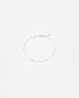 Oliver Bonas Django Cat Sterling Chain Bracelet - Blue