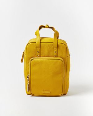 Oliver Bonas Mami Yellow Laptop Backpack
