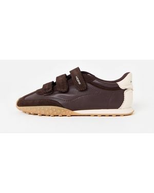 HOFF Bridge Velcro Chocolate Trainers, Size 3 - Brown