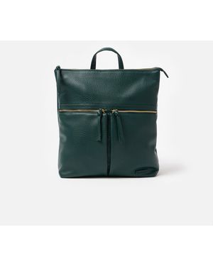 Oliver Bonas Anie Large Multi Pocket Backpack - Blue