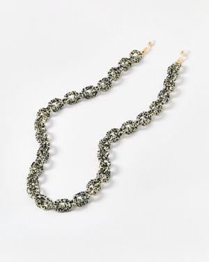Oliver Bonas Dora Dotty Resin Chunky Links Glasses Chain - Metallic