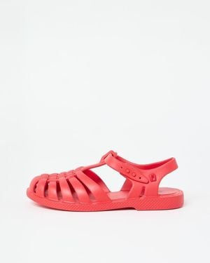 Oliver Bonas Melissa Free Possession Jelly Fisherman Sandals - Red