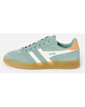 Gola Viper Mist & White Trainers, Size 3 - Green
