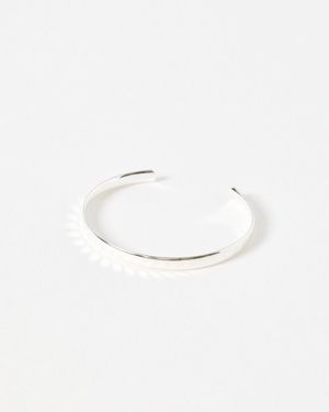 Oliver Bonas Donna Disco Faceted Bangle - White