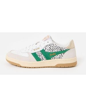 Gola X Ob Exclusive Hawk Green Dotty Trainers, Size Uk 3