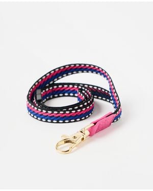 Oliver Bonas & Blue Stripe Lanyard