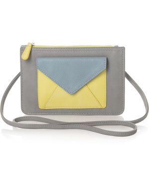 Oliver Bonas Yellow Mini Cross Body Bag - Multicolour