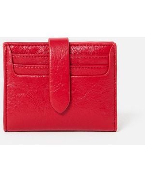 Oliver Bonas Ettie Fold Over Card Holder - Red