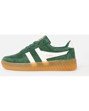 Gola Grandslam Suede Evergreen Trainers, Size 4