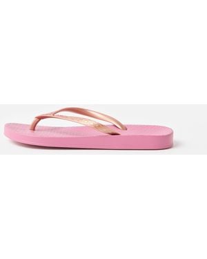 Ipanema Anatomic & Bronze Flip Flops, Size 3 - Pink