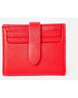 Oliver Bonas Ettie Fold Over Card Holder - Red
